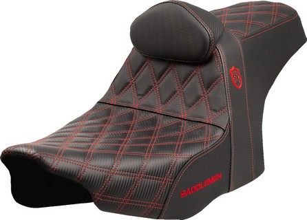 Saddlemen Seat Sdc Performance Grip W/ B/R Red Stitch Seat Sdc Perform i gruppen Reservdelar & Tillbehr / Ram och chassidelar / Sadlar / Sadlar Touring hos Blixt&Dunder AB (08012010)