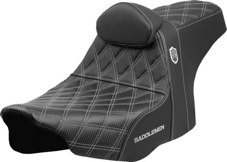 Saddlemen Seat Sdc Performance Grip W/ B/R Silver Stitch Seat Sdc Perf i gruppen Reservdelar & Tillbehr / Ram och chassidelar / Sadlar / Sadlar Touring hos Blixt&Dunder AB (08012011)