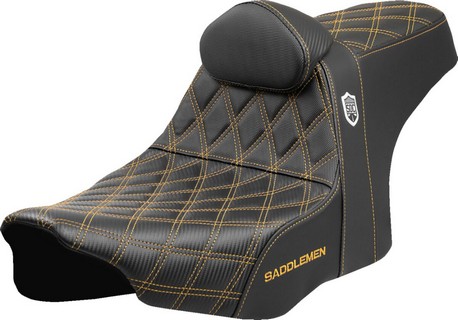 Saddlemen Seat Sdc Performance Grip W/ B/R Gold Stitch Seat Sdc Perfor i gruppen Reservdelar & Tillbehr / Ram och chassidelar / Sadlar / Sadlar Touring hos Blixt&Dunder AB (08012013)