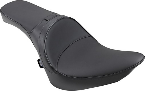 Drag Specialties Seats Seat With Driver Backrest Receptacle Vinyl Blac i gruppen Reservdelar & Tillbehr / Ram och chassidelar / Sadlar / Sadlar Softail hos Blixt&Dunder AB (08020729)