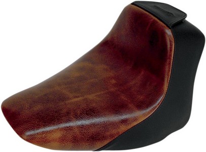 Saddlemen Lariat Solo Seat Distressed Brown Leather With Gel Harley Da i gruppen Reservdelar & Tillbehr / Ram och chassidelar / Sadlar / Sadlar Softail hos Blixt&Dunder AB (08020750)
