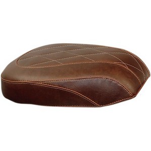 Mustang Pillion Pad Wide Tripper? Diamond Smooth Brown Seat Rear Wdtrp i gruppen Reservdelar & Tillbehr / Ram och chassidelar / Sadlar / Sadlar Softail hos Blixt&Dunder AB (08020774)