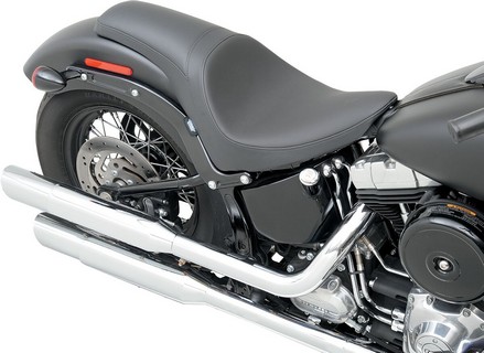 Drag Specialties Seats Seat Predator Full Length Front Smooth Vinyl Bl i gruppen Reservdelar & Tillbehr / Ram och chassidelar / Sadlar / Sadlar Softail hos Blixt&Dunder AB (08020779)
