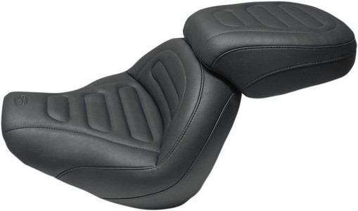 Mustang Seat Solo Standard Touring Raised Detailing Seat Solo Tour Fxf i gruppen Reservdelar & Tillbehr / Ram och chassidelar / Sadlar / Sadlar Softail hos Blixt&Dunder AB (08021057)