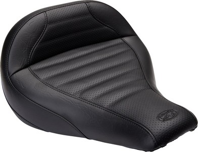 Mustang Seat Solo Tour Trapezoid Stitch Black Seat Solo Tour Flfb 18 i gruppen Reservdelar & Tillbehr / Ram och chassidelar / Sadlar / Sadlar Softail hos Blixt&Dunder AB (08021093)