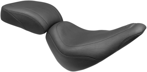 Mustang Seat Wide Tripper W/O Backrest Solo Black Seat Solo Wd Trpr Fl i gruppen Reservdelar & Tillbehr / Ram och chassidelar / Sadlar / Sadlar Softail hos Blixt&Dunder AB (08021112)