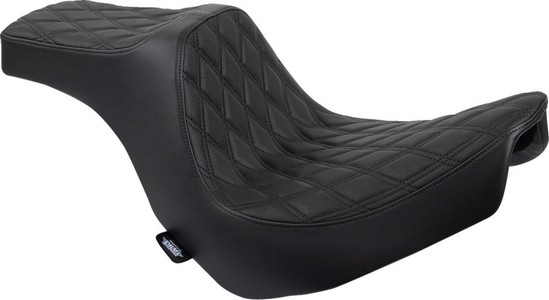 Drag Specialties Predator Iii Seat - Double Diamond - Black W/ Black S i gruppen  hos Blixt&Dunder AB (08021491)