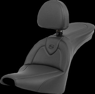 Saddlemen Seat Roadsofa With Backrest Seat Roadsofa Fxbb/Fxst 18-Up i gruppen Reservdelar & Tillbehr / Ram och chassidelar / Sadlar / Sadlar Softail hos Blixt&Dunder AB (08021564)