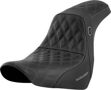 Saddlemen Seat Sdc Perf Gripper Dark Grey Stitch Seat Pro Serie Sdc Fl i gruppen Reservdelar & Tillbehr / Ram och chassidelar / Sadlar / Sadlar Softail hos Blixt&Dunder AB (08021593)
