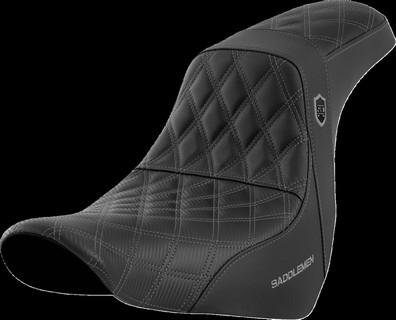 Saddlemen Seat Sdc Perf Gripper Dark Grey Stitch Seat Pro Serie Sdc Fl i gruppen Reservdelar & Tillbehr / Ram och chassidelar / Sadlar / Sadlar Softail hos Blixt&Dunder AB (08021593)