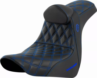 Saddlemen Seat Sdc Perf Gripper W/Br Blue Stitch Seat Sdc Perf Gripper i gruppen  hos Blixt&Dunder AB (08021597)