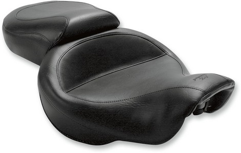 Mustang Seat One-Piece Super Touring 2-Up Vintage Smooth Seat Wide Vin i gruppen Reservdelar & Tillbehr / Ram och chassidelar / Sadlar / Sadlar Touring hos Blixt&Dunder AB (08030226)