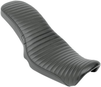 Le Pera Seat Cobra 2-Up Pleated Stitch Black Seat Cobra Pltd Fxd 06-17 i gruppen Reservdelar & Tillbehr / Ram och chassidelar / Sadlar / Sadlar Sportster hos Blixt&Dunder AB (08030363)