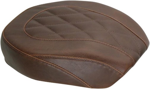 Mustang Pillion Pad Wide Tripper? Diamond Stitched Brown Seat R.Wdtrp i gruppen Reservdelar & Tillbehr / Ram och chassidelar / Sadlar / Sadlar Dyna (FXD) hos Blixt&Dunder AB (08030398)