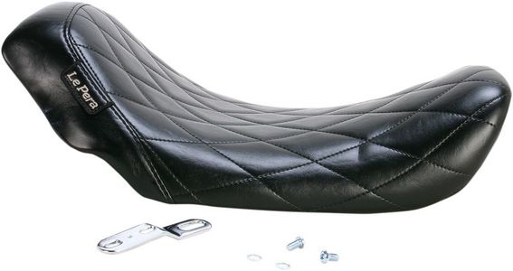 Le Pera Seat Bare Bones Solo Diamond Stitch Black Seat Bbones 06-17Fxd i gruppen Reservdelar & Tillbehr / Ram och chassidelar / Sadlar / Sadlar Sportster hos Blixt&Dunder AB (08030434)