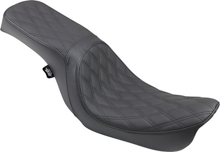 Drag Specialties Seat Predator 2-Up Double Diamond Stitched Seat Preda i gruppen Reservdelar & Tillbehr / Ram och chassidelar / Sadlar / Sadlar Dyna (FXD) hos Blixt&Dunder AB (08030541)