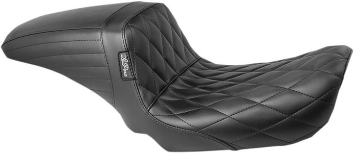 Le Pera Seat Kickflip Black/Diamond Cut Seat Kickflp Dmd 06-17Fxd i gruppen Reservdelar & Tillbehr / Ram och chassidelar / Sadlar / Sadlar Sportster hos Blixt&Dunder AB (08030582)
