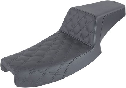 Saddlemen Step Up Seat - Lattice Stitched - Dyna Seat Step Up Ls Dyna i gruppen Reservdelar & Tillbehr / Ram och chassidelar / Sadlar / Saddlemen hos Blixt&Dunder AB (08030659)