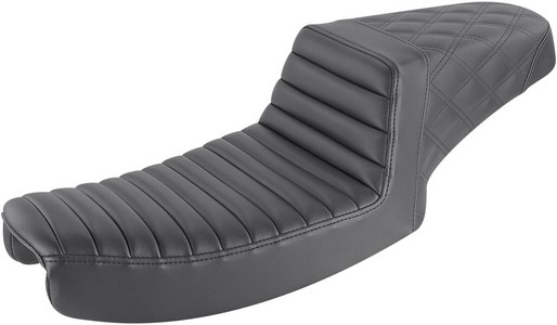 Saddlemen Step Up Seat - Tuck And Roll/Lattice Stitched - Dyna Seat St i gruppen Reservdelar & Tillbehr / Ram och chassidelar / Sadlar / Saddlemen hos Blixt&Dunder AB (08030666)