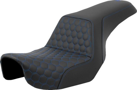 Saddlemen Seat Step Up Hc Blue Stitch Seat Step Up Hc Blue Stitch i gruppen Reservdelar & Tillbehr / Ram och chassidelar / Sadlar / Sadlar Dyna (FXD) hos Blixt&Dunder AB (08030718)
