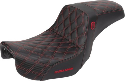 Saddlemen Seat Sdc Performance Red Stitch Seat Pro Serie Sdc Fxd 07-17 i gruppen Reservdelar & Tillbehr / Ram och chassidelar / Sadlar / Sadlar Dyna (FXD) hos Blixt&Dunder AB (08030728)