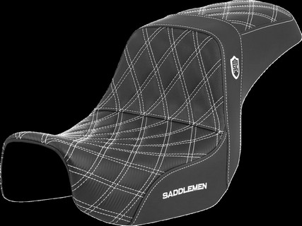 Saddlemen Seat Sdc Performance White Stitch Seat Sdc Performance White i gruppen Reservdelar & Tillbehr / Ram och chassidelar / Sadlar / Sadlar Dyna (FXD) hos Blixt&Dunder AB (08030729)