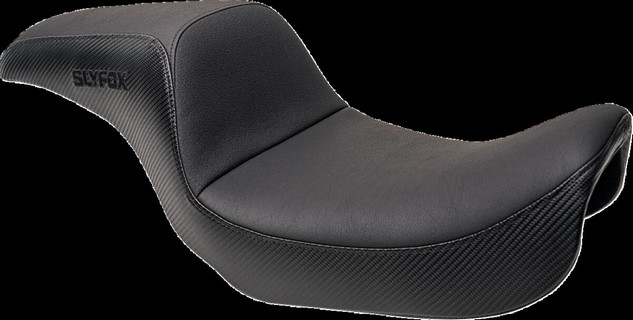 Slyfox Seat Slyfox Blk Vinyl W/Slipstp Smth Cf Blk Logo Dyna 96-03 Sea i gruppen Reservdelar & Tillbehr / Ram och chassidelar / Sadlar / Sadlar Dyna (FXD) hos Blixt&Dunder AB (08030746)