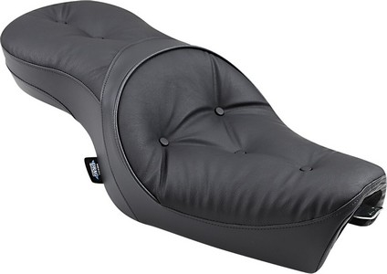 Drag Specialties Seat Low-Profile Touring Rear 2-Up Vinyl Black Seat L i gruppen Reservdelar & Tillbehr / Ram och chassidelar / Sadlar / Sadlar Sportster hos Blixt&Dunder AB (08040261)