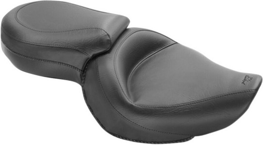 Mustang Seat One-Piece Wide Touring 2-Up Vintage Smooth Seat Wide Vint i gruppen Reservdelar & Tillbehr / Ram och chassidelar / Sadlar / Sadlar Touring hos Blixt&Dunder AB (08040289)