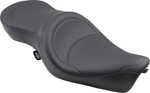 Drag Specialties Seat Wide Low-Profile Rear 2-Up Vinyl Black Seat Wide i gruppen Reservdelar & Tillbehr / Ram och chassidelar / Sadlar / Sadlar Sportster hos Blixt&Dunder AB (08040298)