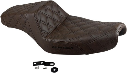 Saddlemen Seat Step Up Ls Front Lattice Brown Seat Step Up Ls Xl Brown i gruppen Reservdelar & Tillbehr / Ram och chassidelar / Sadlar / Sadlar Sportster hos Blixt&Dunder AB (08040722)