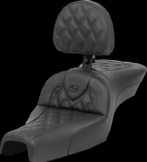 Saddlemen Seat Roadsofa Ls W/ Backrest Seat Roadsofa Ls W/ Backrest i gruppen Reservdelar & Tillbehr / Ram och chassidelar / Sadlar / Sadlar Sportster hos Blixt&Dunder AB (08040791)