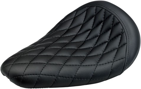 Biltwell Thinline Seat Diamond Pattern Black Seat i gruppen Reservdelar & Tillbehr / Ram och chassidelar / Sadlar / Solo-Sadel hos Blixt&Dunder AB (08060092)