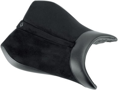 Saddlemen Solo Seat Gel-Channel - Tech Front Fabric Plain Black|Black i gruppen Reservdelar & Tillbehr / Ram och chassidelar / Sadlar / Saddlemen hos Blixt&Dunder AB (08100797)