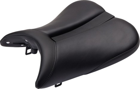 Saddlemen Solo Seat Gel-Channel - Sport Front Saddlesuede Black|Black i gruppen Reservdelar & Tillbehr / Ram och chassidelar / Sadlar / Saddlemen hos Blixt&Dunder AB (08100808)