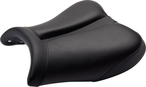 Saddlemen Solo Seat Gel-Channel - Sport Front Saddlesuede Black|Black i gruppen Reservdelar & Tillbehr / Ram och chassidelar / Sadlar / Saddlemen hos Blixt&Dunder AB (08100823)