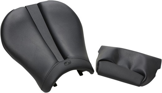 Saddlemen Solo Seat Gel-Channel - Sport Front Saddlesuede Plain Black| i gruppen Reservdelar & Tillbehr / Ram och chassidelar / Sadlar / Saddlemen hos Blixt&Dunder AB (08101001)