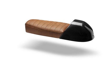 C-Racer Seat Multiseat Synthetic Leather Abs Plastic Brown Black Cafe i gruppen Reservdelar & Tillbehr / Ram och chassidelar / Sadlar / Sadlar hos Blixt&Dunder AB (08101942)