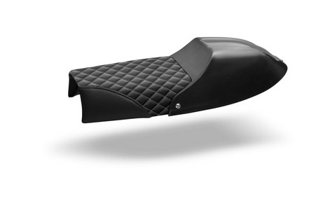 C-Racer Seat Black Bmw Synthetic Leather Abs Plastic Black Cafe Racer i gruppen Reservdelar & Tillbehr / Ram och chassidelar / Sadlar / Sadlar hos Blixt&Dunder AB (08102006)
