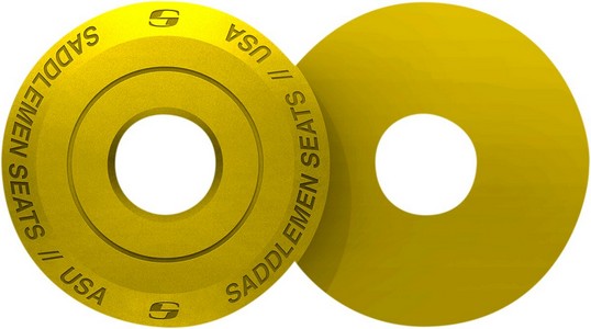 Saddlemen  Seat Fender Washer Yellow i gruppen Reservdelar & Tillbehr / Ram och chassidelar / Sadlar / Saddlemen hos Blixt&Dunder AB (08200129)