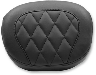 Mustang Sissy Bar Pad Vinyl Distressed Black Diamond Stitch Large Pad i gruppen Reservdelar & Tillbehr / Ram och chassidelar / Sissybars / Tillbehr sissy hos Blixt&Dunder AB (08220312)