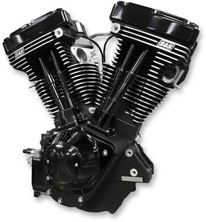 S&S Engine V111 Longblock 585 Cam Black Edition Engine V111Lb Blk 84-9 i gruppen Reservdelar & Tillbehr / Motordelar. / Kompletta Motorer hos Blixt&Dunder AB (09010208)
