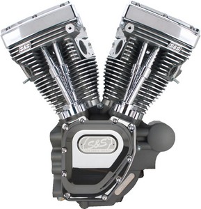 S&S Cycle Engine, T124, 585Ge Cams, Stone Gray, Lc, Touring 2007-16 En i gruppen Reservdelar & Tillbehr / Motordelar  / Kompletta Motorer hos Blixt&Dunder AB (09010261)