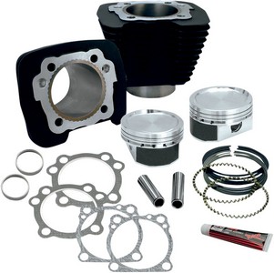 S&S Cylinder-Kit 883-1200 Black Cylinder Kt 883-1200 Blk i gruppen Reservdelar & Tillbehr / Motordelar  / Motordelar Sportster / verdel Sportster / Cylinder Sportster hos Blixt&Dunder AB (09030945)