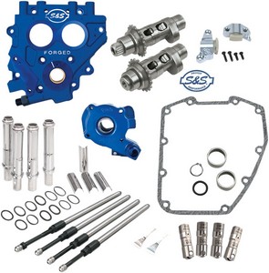 S&S Chain Drive Cam 551Cez Chest Kit W/Plate Easy Start Cams 551Cez W/ i gruppen Reservdelar & Tillbehr / Motordelar  / Motordelar Twin Cam / Bottendel Twin Cam / Kam/Delar Twin Cam hos Blixt&Dunder AB (09251109)