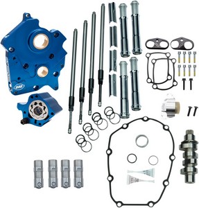 S&S Cam 475C W/Plt Oc/Chr M8 Cam 475C W/Plt Oc/Chr M8 i gruppen Reservdelar & Tillbehr / Motordelar  / Motordelar M8 / Bottendel M8 / Kam Kit M8 hos Blixt&Dunder AB (09251356)