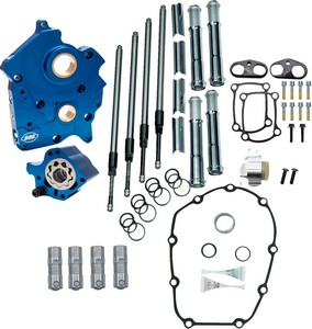 S&S Cycle Cam Chest Kt W/O Cams Chain Drive Oil Cooled Chr Pr M8 17-23 i gruppen Reservdelar & Tillbehr / Motordelar  / Motordelar M8 / Bottendel M8 / Kam Kit M8 hos Blixt&Dunder AB (09251573)