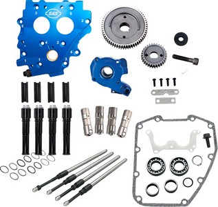 S&S Cycle Cam Chest Kit W/O Cams Gear Drive Oil Cooled Blk Pr Tc 99-06 i gruppen Reservdelar & Tillbehr / Motordelar  / Motordelar Twin Cam / Bottendel Twin Cam / Kam Kit Twin Cam hos Blixt&Dunder AB (09251576)