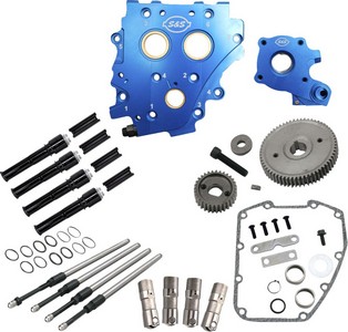 S&S Cycle Cam Chest Kit W/O Cams Gear Drive Wtr Cooled Blk Pr Tc 07-16 i gruppen Reservdelar & Tillbehr / Motordelar  / Motordelar Twin Cam / Bottendel Twin Cam / Kam Kit Twin Cam hos Blixt&Dunder AB (09251578)