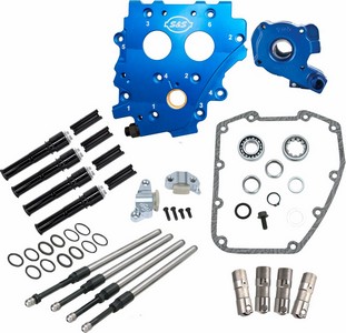 S&S Cycle Cam Chest Kt W/O Cams Chain Drive Oil Cooled Blk Pr Tc 99-06 i gruppen Reservdelar & Tillbehr / Motordelar  / Motordelar Twin Cam / Bottendel Twin Cam / Kam Kit Twin Cam hos Blixt&Dunder AB (09251580)